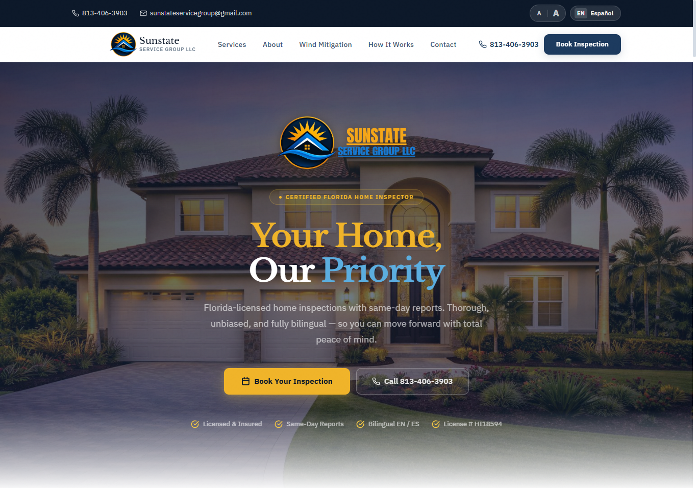 Sunstate Service Group LLC website